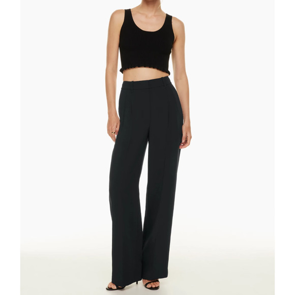 Aritzia Pants - Aritzia Wilfred The Effortless Pant High waisted wide leg pants Size 4